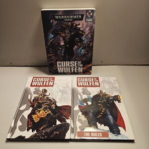 Warhammer 40K Curse of the Wulfen Box Set Game Book War Zone Fenris - Hardcovers